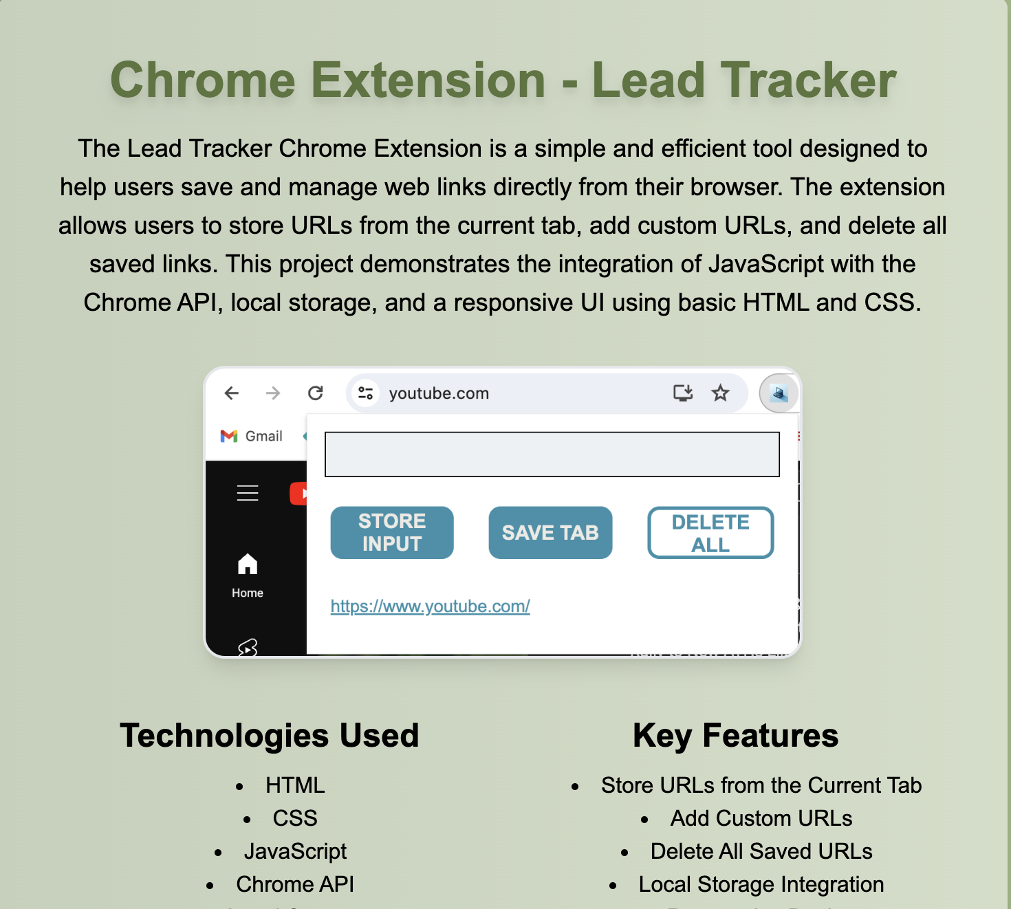 Web Chrome App